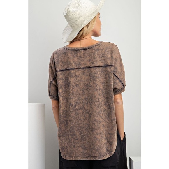 Star Mineral Washed Top - Regular and Plus - Picture 5 of 8